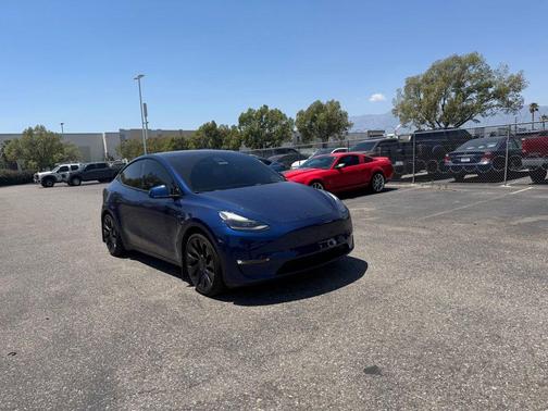 Blue 2022 Tesla Model Y Performance Dual Motor All-Wheel Drive
