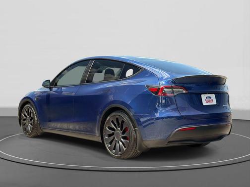 Blue 2022 Tesla Model Y Performance Dual Motor All-Wheel Drive