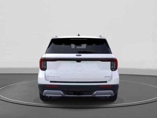 Star White Metallic Tri-Coat 2026 Ford Explorer Platinum