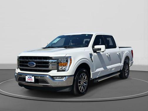 Star White Metallic Tri-Coat 2022 Ford F-150 Lariat