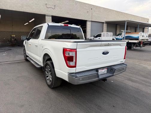 Star White Metallic Tri-Coat 2022 Ford F-150 Lariat
