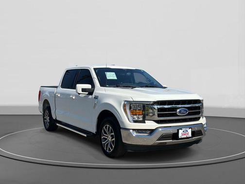 Star White Metallic Tri-Coat 2022 Ford F-150 Lariat