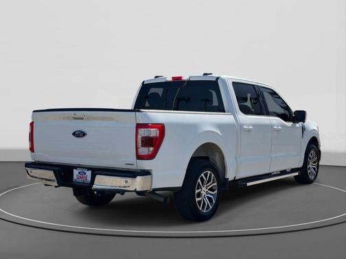 Star White Metallic Tri-Coat 2022 Ford F-150 Lariat