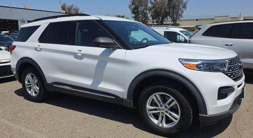 OXFORD WHITE 2020 Ford Explorer XLT