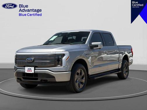 ICONIC SILVER METALLIC 2023 Ford F-150 Lightning LARIAT