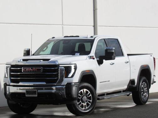 Summit White 2025 GMC Sierra 2500 SLT