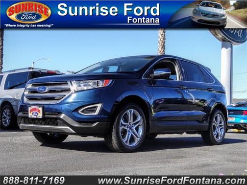 BLUE JEANS METALLIC 2017 Ford Edge Titanium