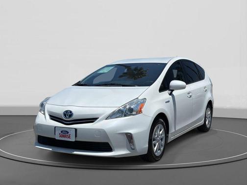Blizzard Pearl 2012 Toyota Prius v Three