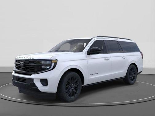 Star White Metallic Tri-Coat 2026 Ford Expedition Max Platinum