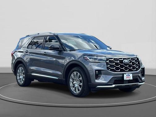 CARBONIZED GRAY METALLIC 2025 Ford Explorer Platinum