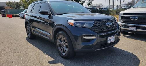 Blue Metallic 2023 Ford Explorer XLT