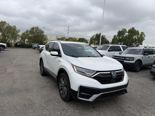 Platinum White Pearl 2020 Honda CR-V Hybrid Touring