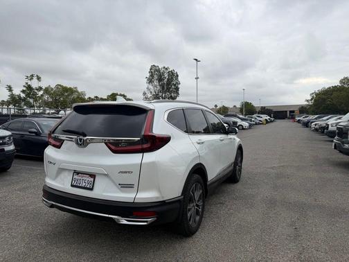 Platinum White Pearl 2020 Honda CR-V Hybrid Touring