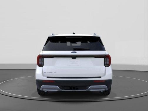 Star White Metallic Tri-Coat 2026 Ford Explorer Platinum