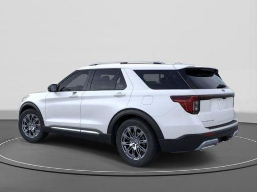 Star White Metallic Tri-Coat 2026 Ford Explorer Platinum