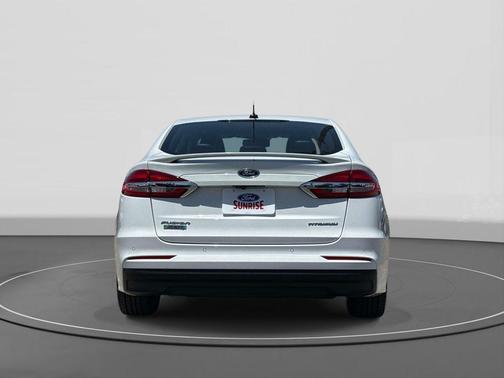 OXFORD WHITE 2019 Ford Fusion Energi Titanium