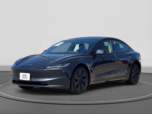 Stealth Grey 2025 Tesla Model 3 Long Range