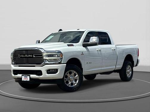 Bright White Clearcoat 2024 RAM 2500 Laramie Crew Cab 4x4 6'4' Box