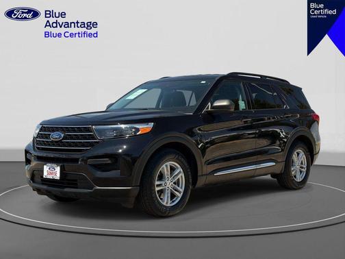 AGATE BLACK METALLIC 2023 Ford Explorer XLT