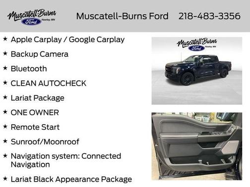 Antimatter Blue Metallic 2025 Ford F-150 Lariat