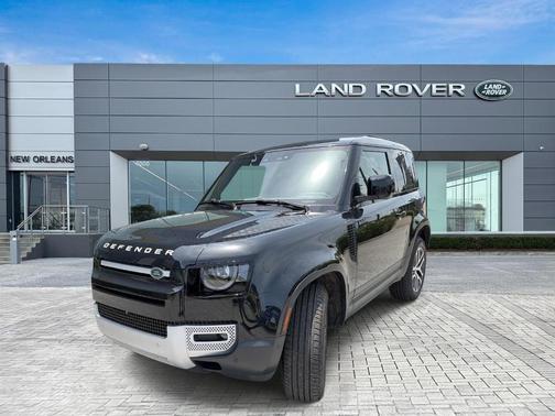 Santorini Black 2025 Land Rover Defender P300 S