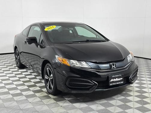 Black 2014 Honda Civic EX