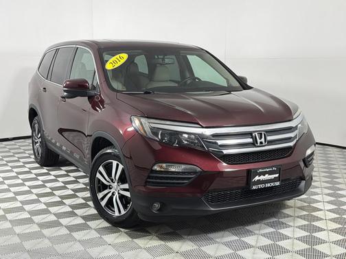Red 2016 Honda Pilot EX-L