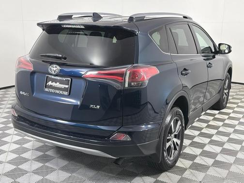 Blue 2017 Toyota RAV4 XLE