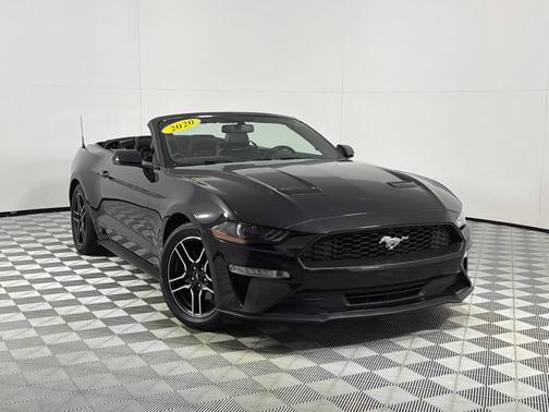 Black 2020 Ford Mustang EcoBoost Premium