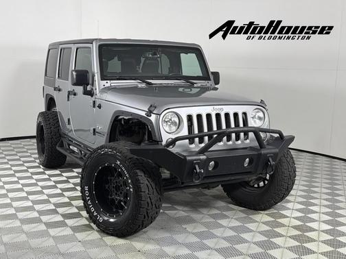 Silver 2016 Jeep Wrangler Unlimited Sahara