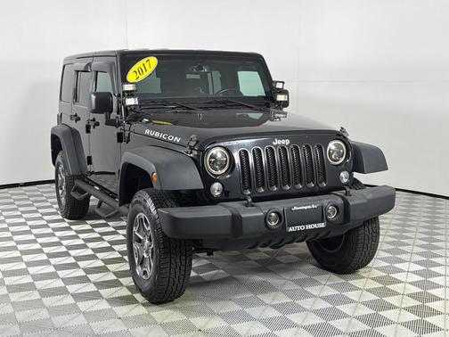 Black 2017 Jeep Wrangler Unlimited Rubicon