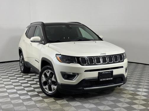 White 2017 Jeep Compass Limited