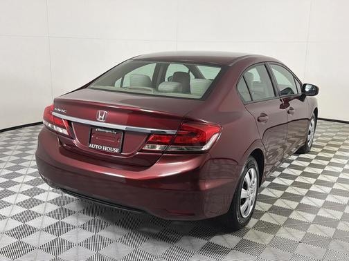 Red 2015 Honda Civic LX