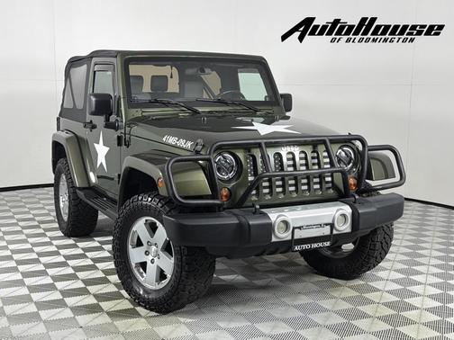 Green 2009 Jeep Wrangler Sahara