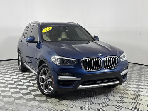 Blue 2021 BMW X3 sDrive30i