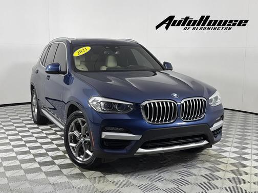 Blue 2021 BMW X3 sDrive30i