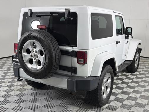 White 2015 Jeep Wrangler Sahara