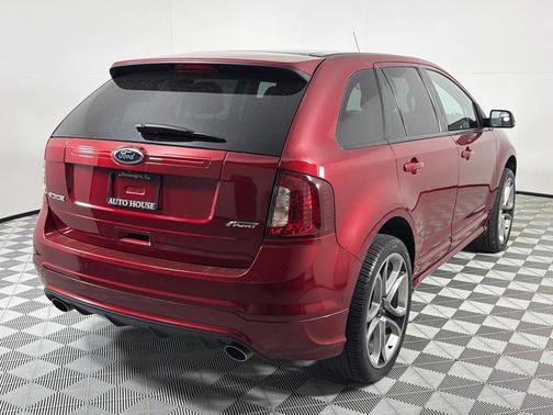 Red 2013 Ford Edge Sport