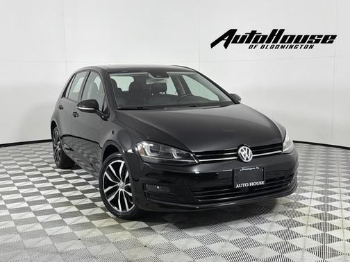 Black 2016 Volkswagen Golf S/SE
