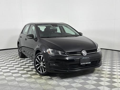 Black 2016 Volkswagen Golf S/SE