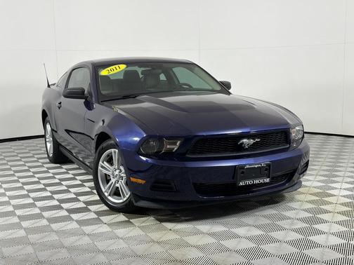 Blue 2011 Ford Mustang