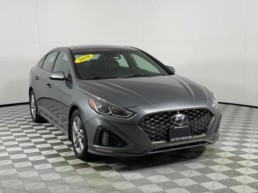 Gray 2018 Hyundai SONATA SEL