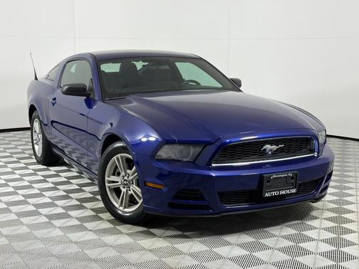 Blue 2014 Ford Mustang