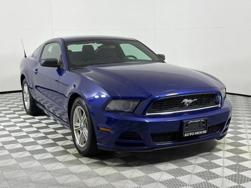 Blue 2014 Ford Mustang