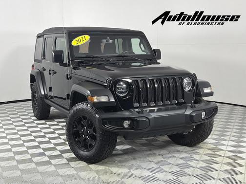 Black 2021 Jeep Wrangler Unlimited Sport