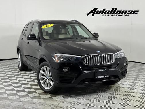 Black 2015 BMW X3 xDrive28i