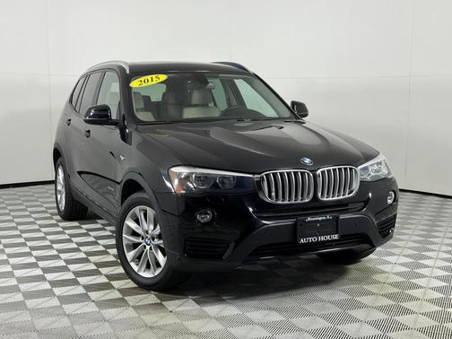Black 2015 BMW X3 xDrive28i