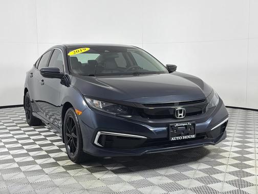 Blue 2019 Honda Civic LX