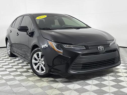 Black 2023 Toyota Corolla LE