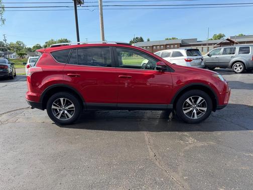 RED 2016 Toyota RAV4 XLE